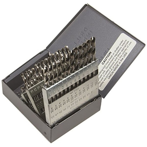 Viking Norseman Drill 88640 Sp-60 Type 240-Ub 135-Deg Split Pt Magnum Jobber Drill Set 60-Pc 88640 - main